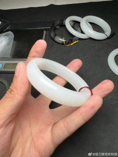 39【和田玉】白玉手镯