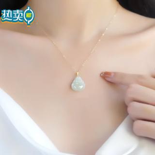 次嘉天然真品和田玉弥勒佛佛公玉吊坠女笑佛翡翠玉佩玉佛镶嵌项链玉石